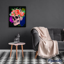Afbeelding in Gallery-weergave laden, Schilderen op Nummer - Romantische Schedel