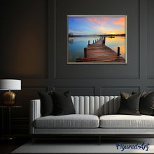 Afbeelding in Gallery-weergave laden, Schilderen op Nummer - Pad op het water
