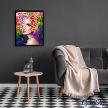 Afbeelding in Gallery-weergave laden, Schilderen op Nummer - Vrouw met bloemen