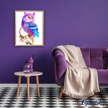 Afbeelding in Gallery-weergave laden, Schilderen op Nummer - Uil in kleur
