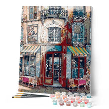 Afbeelding in Gallery-weergave laden, Schilderen op Nummer - Vintage Bistro