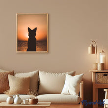 Afbeelding in Gallery-weergave laden, Schilderen op Nummer - Hond en zonsondergang