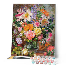 Afbeelding in Gallery-weergave laden, Schilderen op Nummer - Bloemen in alle kleuren