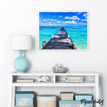 Afbeelding in Gallery-weergave laden, Schilderen op Nummer - Ponton in Paradise Beach