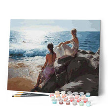 Afbeelding in Gallery-weergave laden, Schilderen op Nummer - Meisjes op het strand