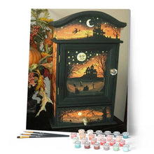 Afbeelding in Gallery-weergave laden, Schilderen op Nummer - Halloween-dressoir