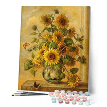 Afbeelding in Gallery-weergave laden, Schilderen op Nummer - Groot Boeket Zonnebloemen