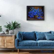 Afbeelding in Gallery-weergave laden, Schilderen op Nummer - Mooie blauwe bloemen