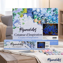 Afbeelding in Gallery-weergave laden, Schilderen op Nummer - Mooie blauwe bloemen