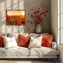 Afbeelding in Gallery-weergave laden, Schilderen op Nummer - Bloemen in rood