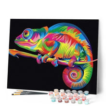 Afbeelding in Gallery-weergave laden, Schilderen op Nummer - Kameleon Pop-art