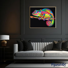 Afbeelding in Gallery-weergave laden, Schilderen op Nummer - Kameleon Pop-art