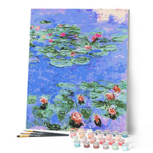 Afbeelding in Gallery-weergave laden, Schilderen op Nummer - Vijver Waterlelies