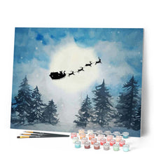 Afbeelding in Gallery-weergave laden, Schilderen op Nummer - Kerst slee
