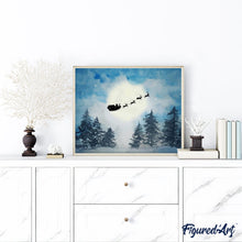Afbeelding in Gallery-weergave laden, Schilderen op Nummer - Kerst slee