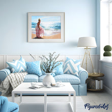 Afbeelding in Gallery-weergave laden, Schilderen op Nummer - Mooie vrouw op het strand