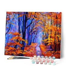 Afbeelding in Gallery-weergave laden, Schilderen op Nummer - In het bos in de herfst