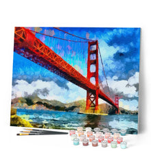 Afbeelding in Gallery-weergave laden, Schilderen op Nummer - San Fransisco Brug