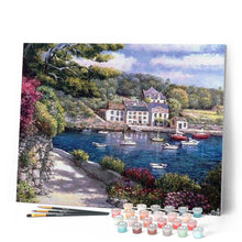 Afbeelding in Gallery-weergave laden, Schilderen op Nummer - Boten op de Middellandse Zee