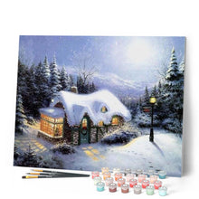 Afbeelding in Gallery-weergave laden, Schilderen op Nummer - Winterhuis