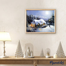 Afbeelding in Gallery-weergave laden, Schilderen op Nummer - Winterhuis