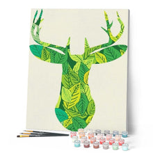 Afbeelding in Gallery-weergave laden, Schilderen op Nummer - Hertenkop kunst