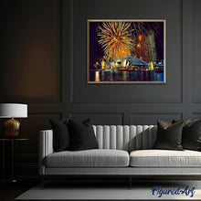 Afbeelding in Gallery-weergave laden, Schilderen op Nummer - Vuurwerk in Sydney
