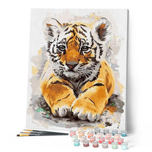 Afbeelding in Gallery-weergave laden, Schilderen op Nummer - Mooie baby tijger