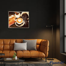 Afbeelding in Gallery-weergave laden, Schilderen op Nummer - Koffie en Brioche Gebak