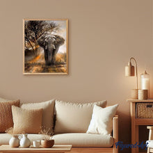 Afbeelding in Gallery-weergave laden, Schilderen op Nummer - Eenzame Olifant