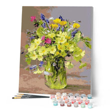 Afbeelding in Gallery-weergave laden, Schilderen op Nummer - Boeket gele bloemen