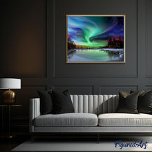 Afbeelding in Gallery-weergave laden, Schilderen op Nummer - Aurora borealis en meer