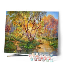 Afbeelding in Gallery-weergave laden, Schilderen op Nummer - Ponton naast de rivier