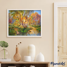 Afbeelding in Gallery-weergave laden, Schilderen op Nummer - Ponton naast de rivier