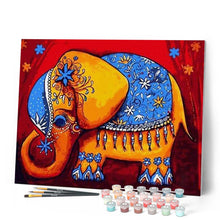 Afbeelding in Gallery-weergave laden, Schilderen op Nummer - Olifant klaar voor ceremonie
