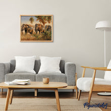 Afbeelding in Gallery-weergave laden, Schilderen op Nummer - Wilde olifanten