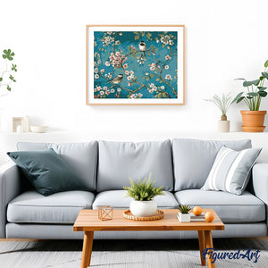 Gutluz Schilderen op Nummer Volwassenen Landschap Zonsopgang Paint by Numbers Volwassen Landschap - Schilderen Op Nummer Volwassenen Canvas Borstel - Schilderen Op Nummer Kits 40x50cm (CD140