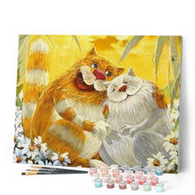 Afbeelding in Gallery-weergave laden, Schilderen op Nummer - Twee geliefden katten