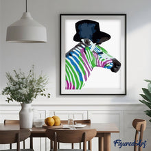 Afbeelding in Gallery-weergave laden, Schilderen op Nummer - Zebra met