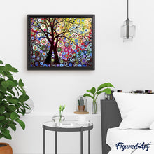 Afbeelding in Gallery-weergave laden, Schilderen op Nummer - Boom met gebrandschilderd glaseffect