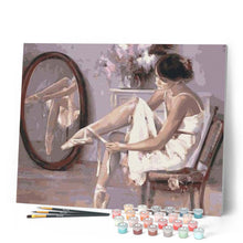 Afbeelding in Gallery-weergave laden, Schilderen op Nummer - Ballerinaschoenen voorbereiden