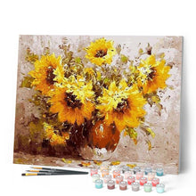Afbeelding in Gallery-weergave laden, Schilderen op Nummer - Zonnebloemen boeket