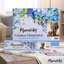 Afbeelding in Gallery-weergave laden, Schilderen op Nummer - Olifant en kalf