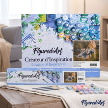 Afbeelding in Gallery-weergave laden, Schilderen op Nummer - Liefdevolle tijgers