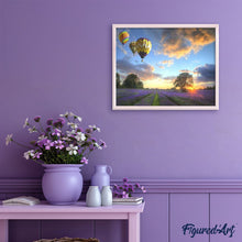 Afbeelding in Gallery-weergave laden, Schilderen op Nummer - Heteluchtballon over de velden
