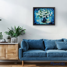 Afbeelding in Gallery-weergave laden, Schilderen op Nummer - Madeliefjes en blauwe vaas