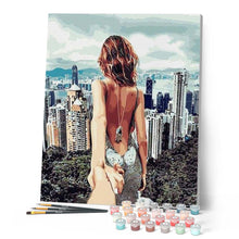 Afbeelding in Gallery-weergave laden, Schilderen op Nummer - Romantische wandeling door heuvels van Hong Kong