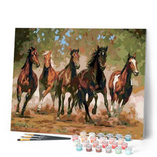 Afbeelding in Gallery-weergave laden, Schilderen op Nummer - Paarden in de Ranch