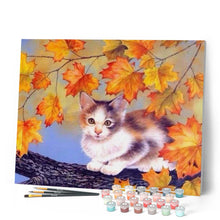 Afbeelding in Gallery-weergave laden, Schilderen op Nummer - Kitten op een tak