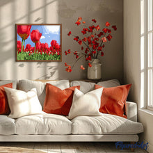Afbeelding in Gallery-weergave laden, Schilderen op Nummer - Rode Tulpen